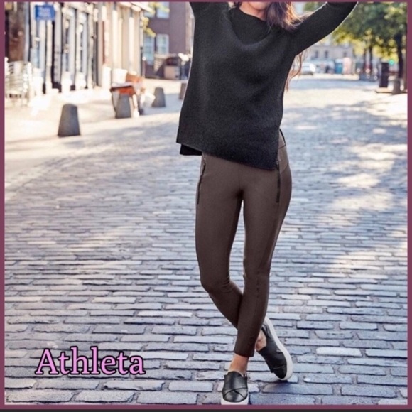 Athleta Stellar Espresso Tights Pants XS (4) - Picture 1 of 8